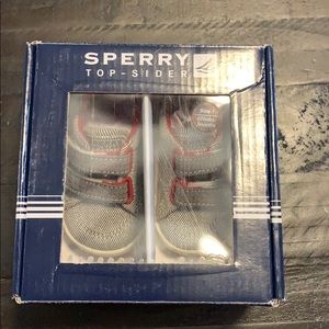 Never worn baby boy SPERRY top sliders